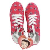 Wholesale - BETTY BOOP RED LOWTOP SNEAKERS ASST SIZE C/P 18